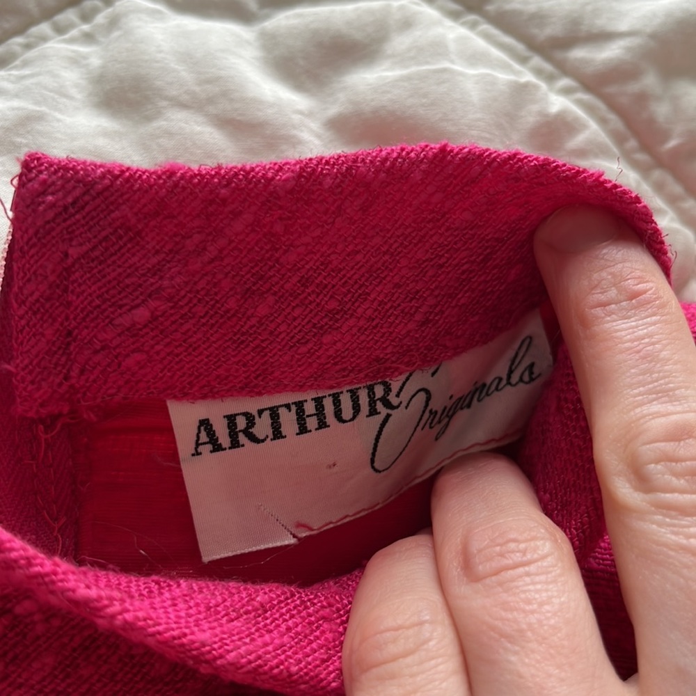 Arthur Originals Pink Tweed Dress - Picture 2 of 2